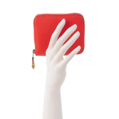 Hermes Epsom Silk'in Compact Wallet Rose Jaipur 4 of 11
