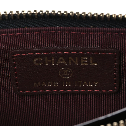 Chanel Lambskin Quilted Classic Flat Wallet Pouch Black 6 of 9