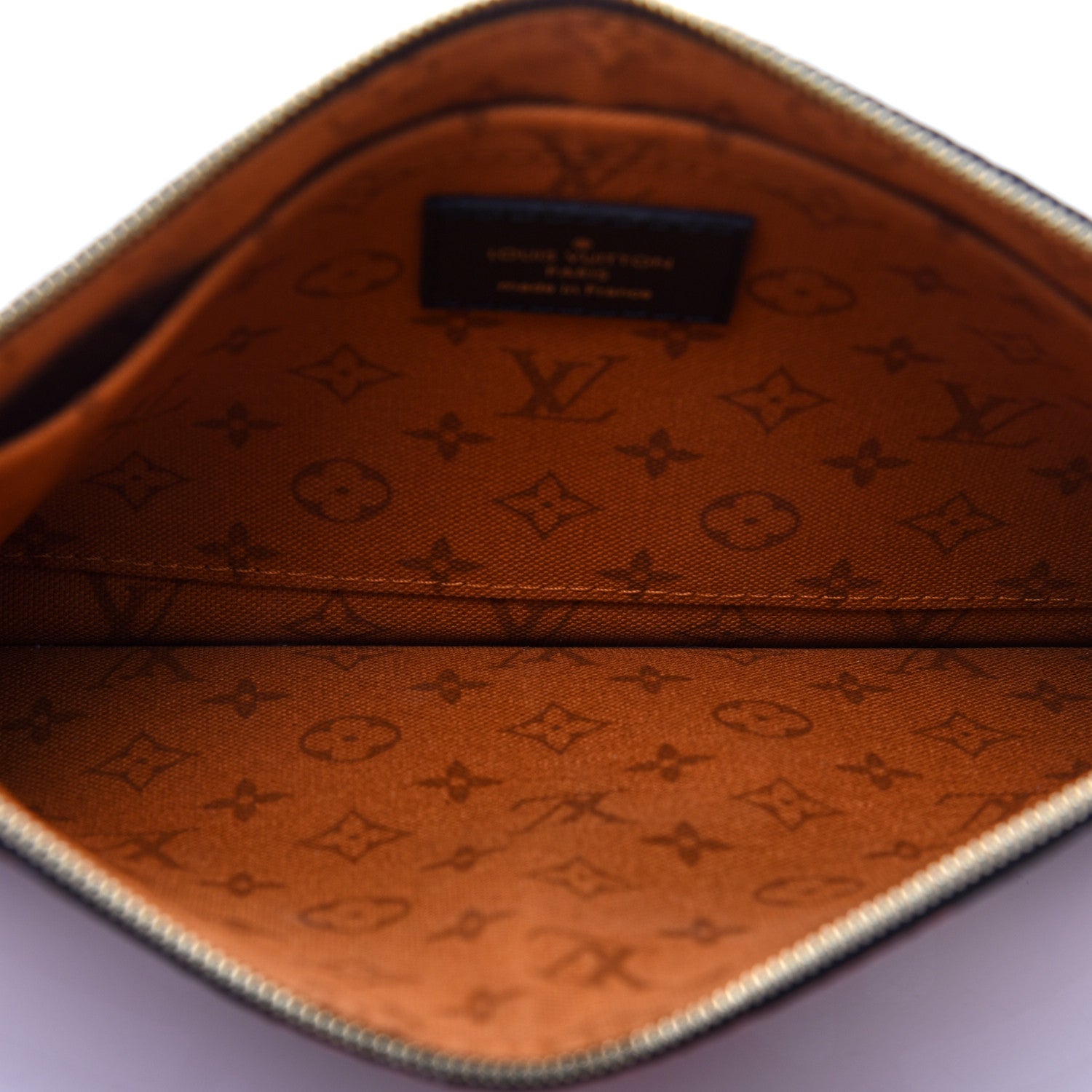 Louis Vuitton Monogram Giant Crafty Neverfull MM GM Pochette Creme Caramel 4 of 11