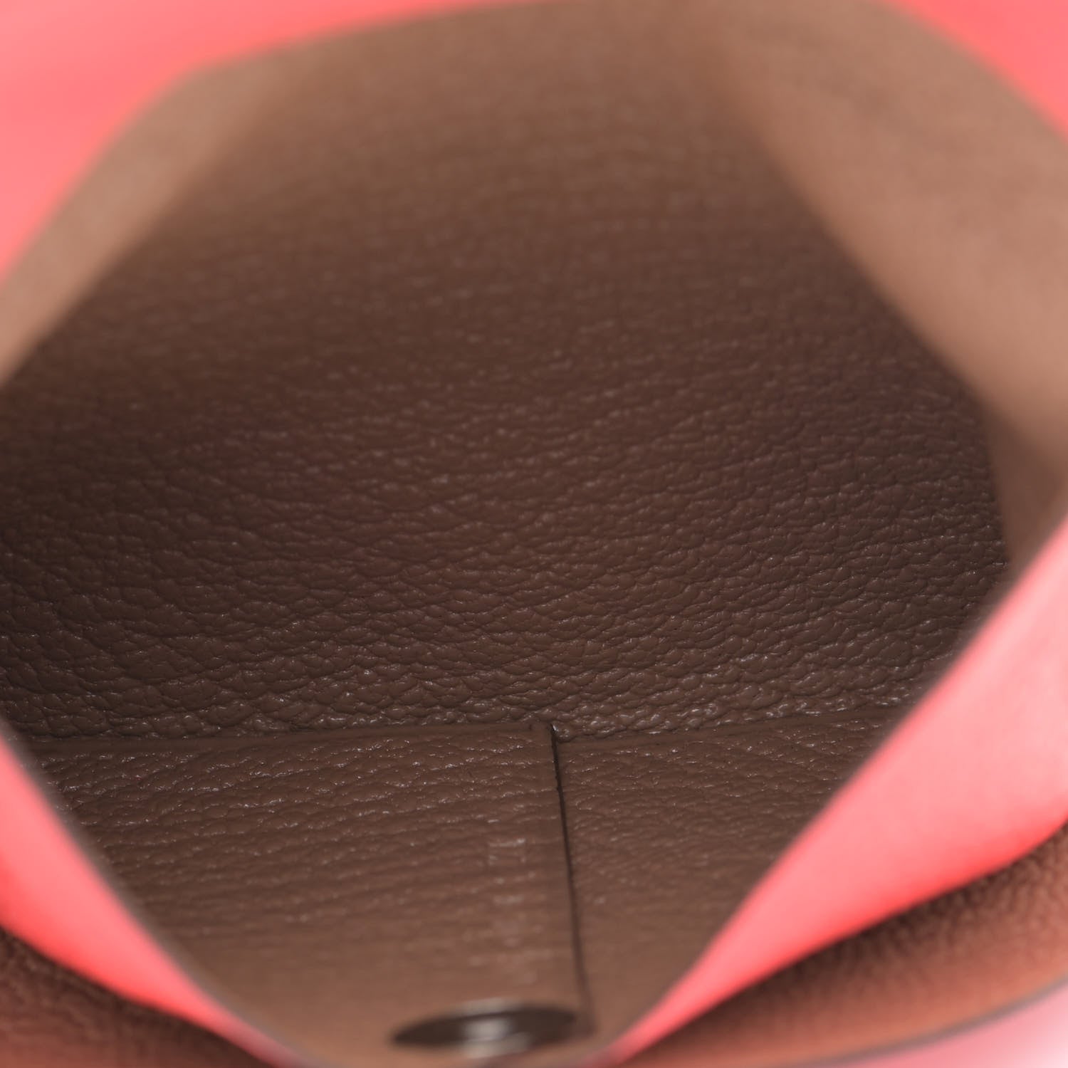 Hermes Chevre Mysore Bastia Verso Coin Purse Rose Texas Quebracho 5 of 9
