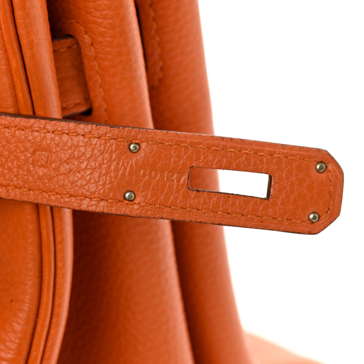 Hermes Togo Birkin 35 Orange 7 of 10