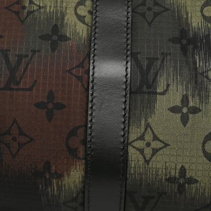 Louis Vuitton Nylon Monogram Camouflage Keepall Bandouliere 50 Kaki 11 of 13