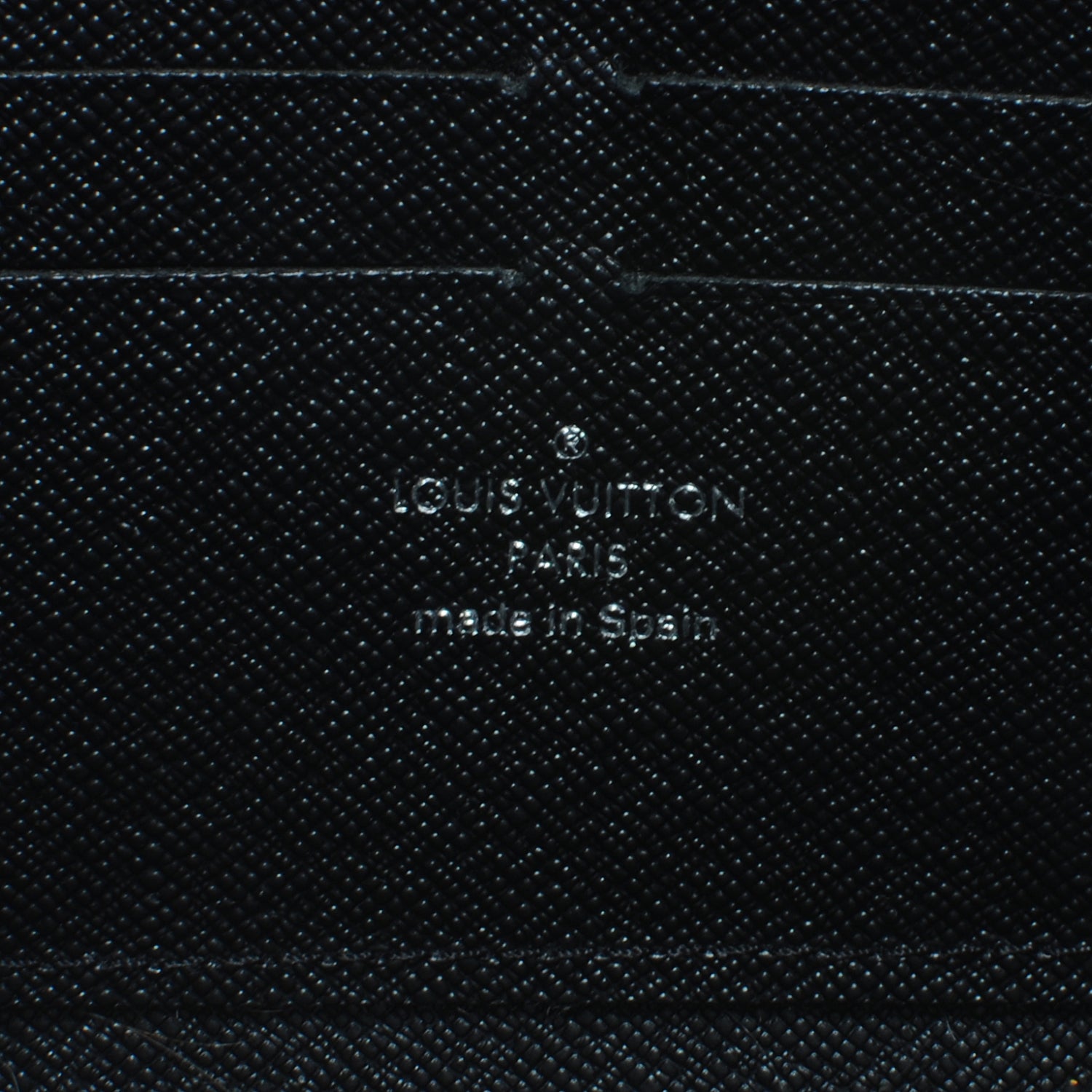 Louis Vuitton Epi Zippy Wallet Black 6 of 7
