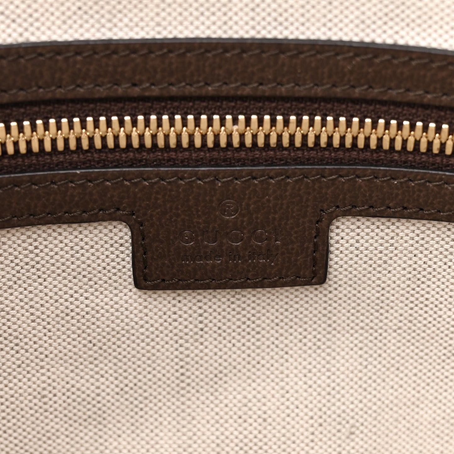 Monogram Jumbo GG Textured Dollar Calfskin Web Wristlet Messenger Bag Camel Ebony New Acero