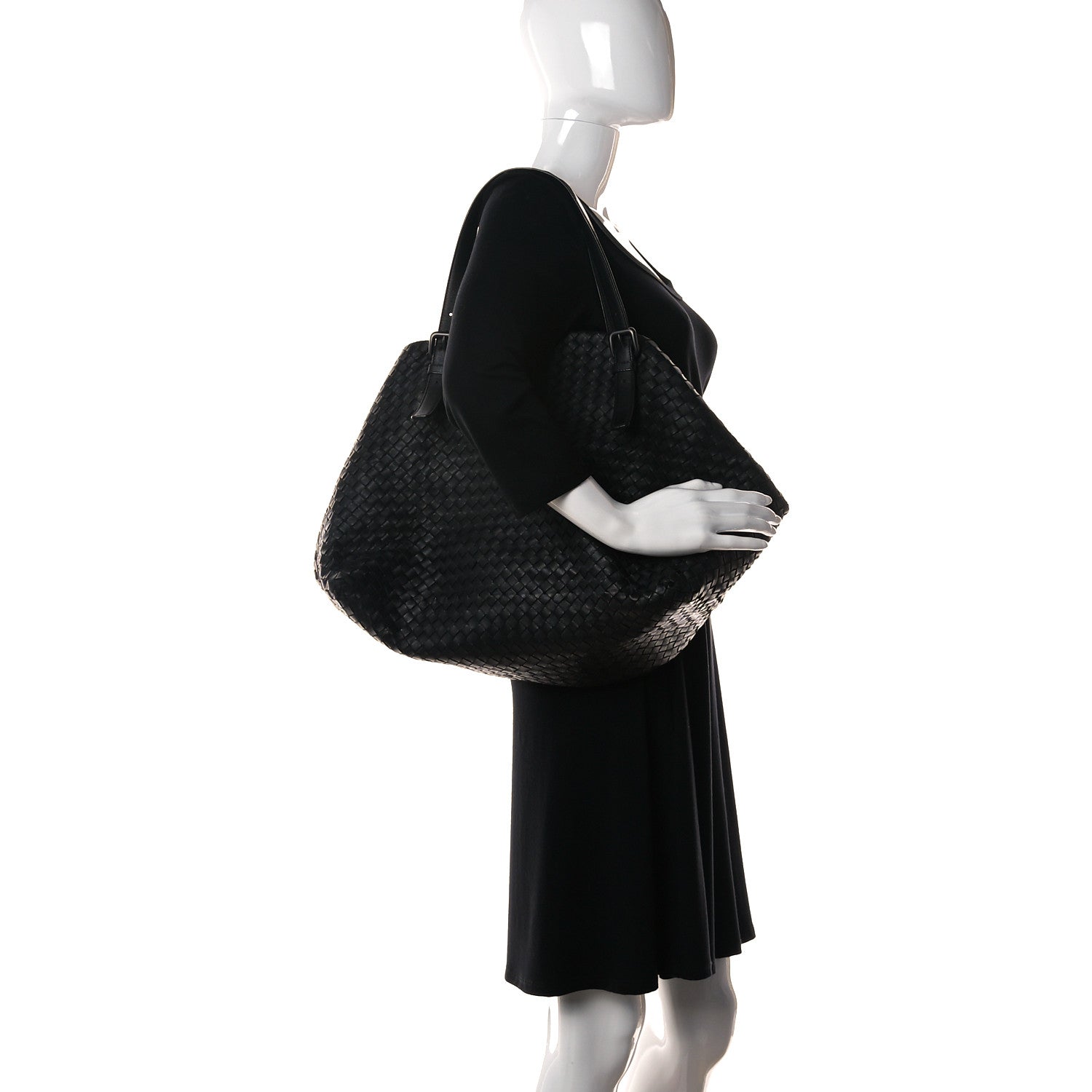 Bottega Veneta Nappa Intrecciato Large Cesta Tote Black 2 of 9