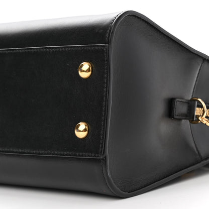 Saint Laurent Calfskin Monogram Baby Cabas Black 10 of 13