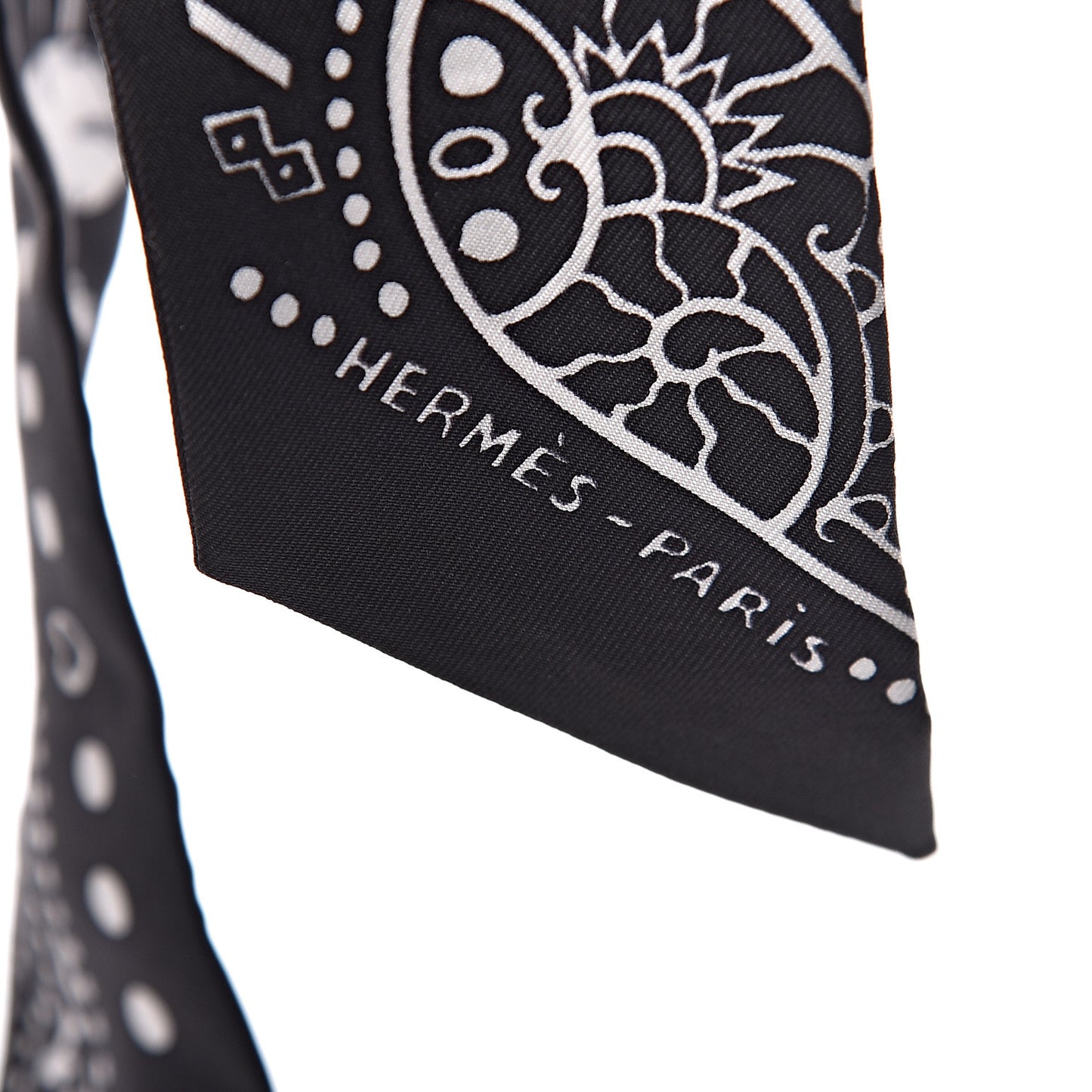 Silk Entre Ciel Et Mer Twilly Black White