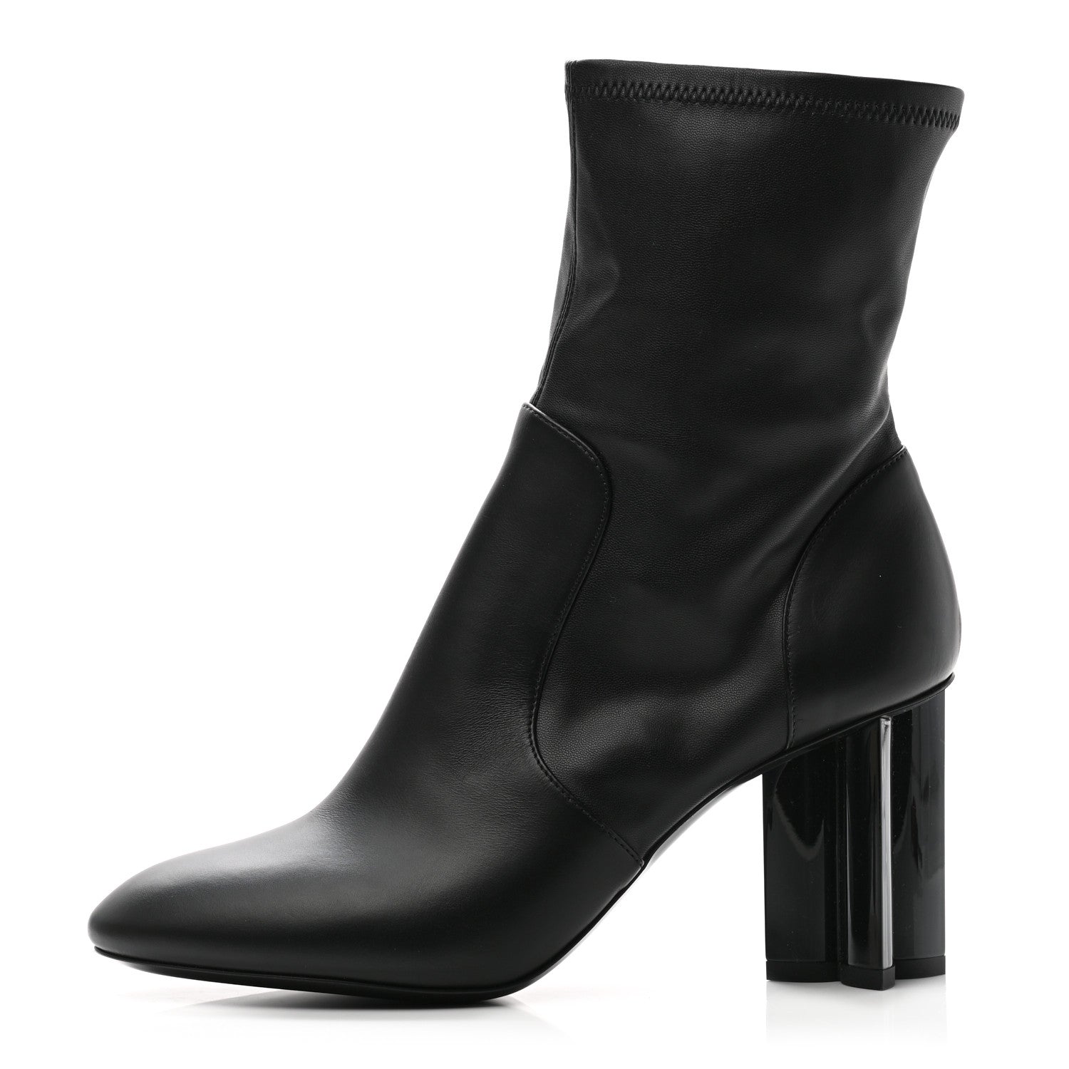 Louis Vuitton Calfskin Silhouette Ankle Boots 39.5 Black 1 of 8