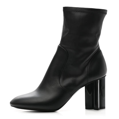 Louis Vuitton Calfskin Silhouette Ankle Boots 39.5 Black 1 of 8