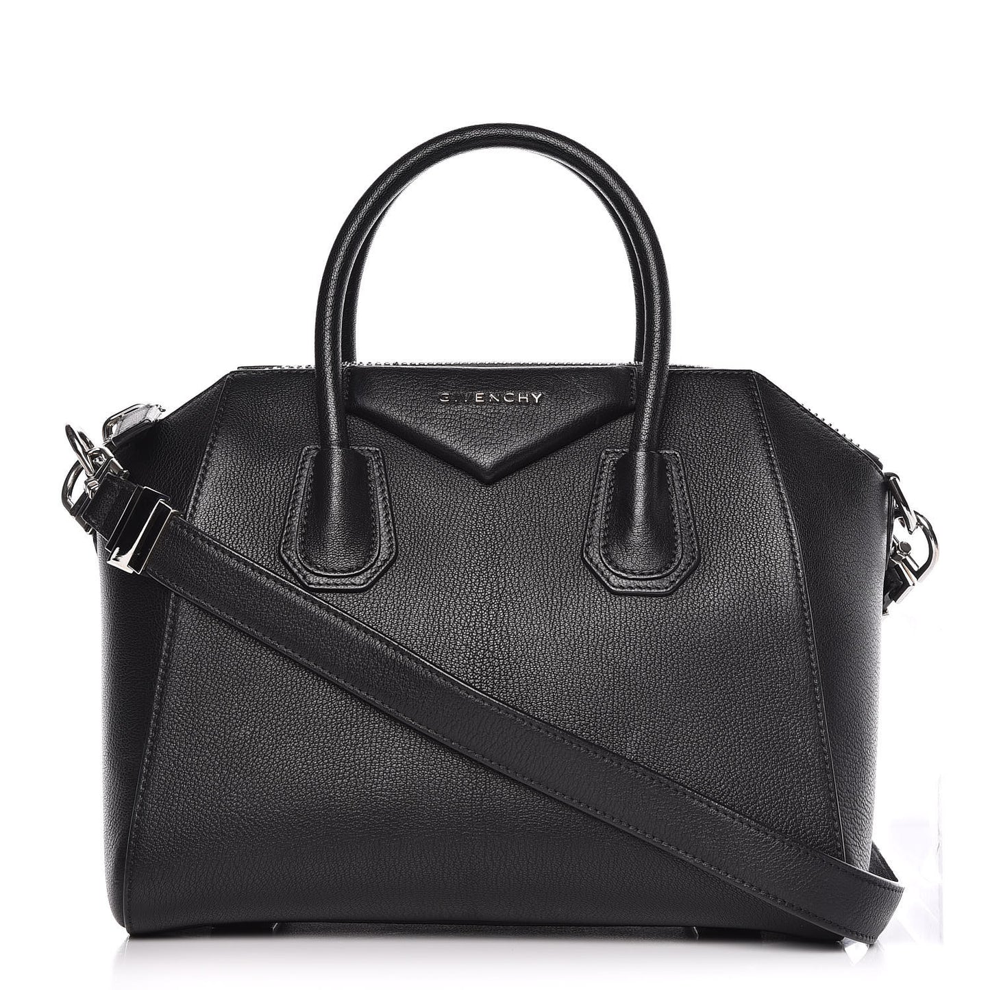 Sugar Goatskin Small Antigona Black