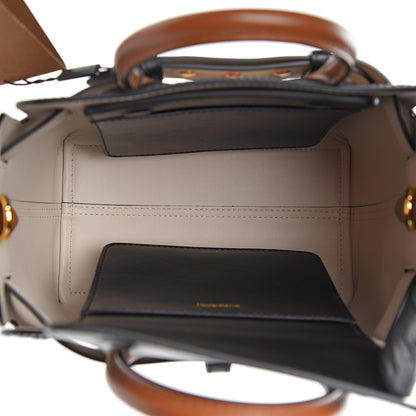 Burberry Calfskin Vintage Check Triple Stud Mini Belt Bag Archive Beige 4 of 9