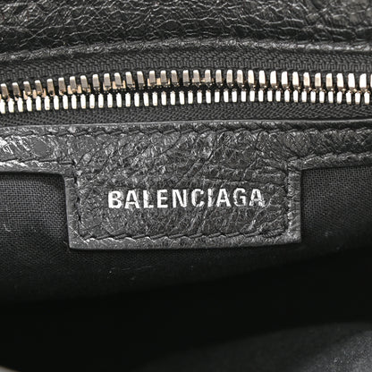Balenciaga Agneau Arena Crystal Neo Cagole Handbag XS Black 6 of 11