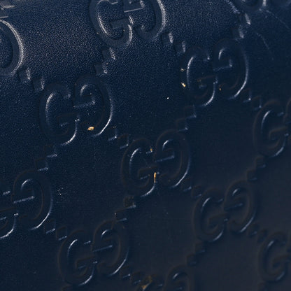 Gucci Guccissima Medium Padlock Shoulder Bag Blue Agata 13 of 13