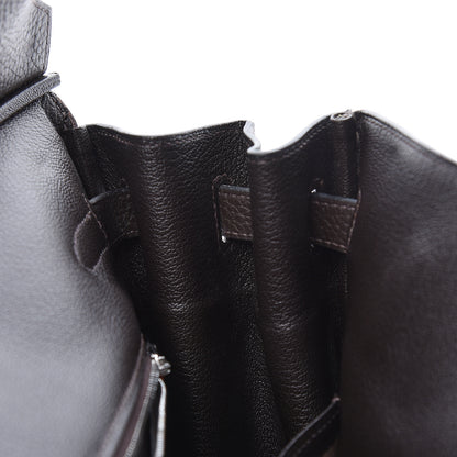 Hermes Toile Togo Birkin 40 Chocolate 11 of 37