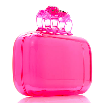 Alexander McQueen Resin Knuckle Clutch Pink 3 of 7