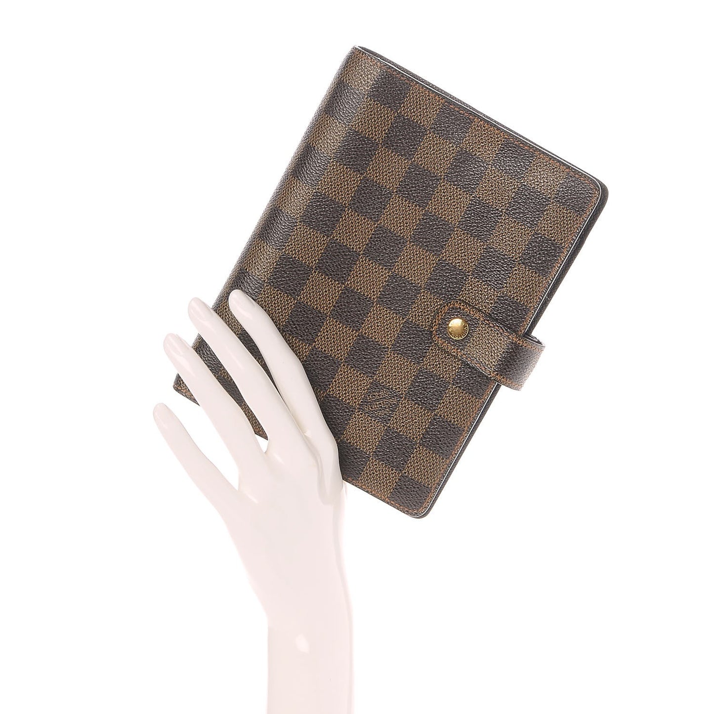 Damier Ebene Medium Ring Agenda Cover