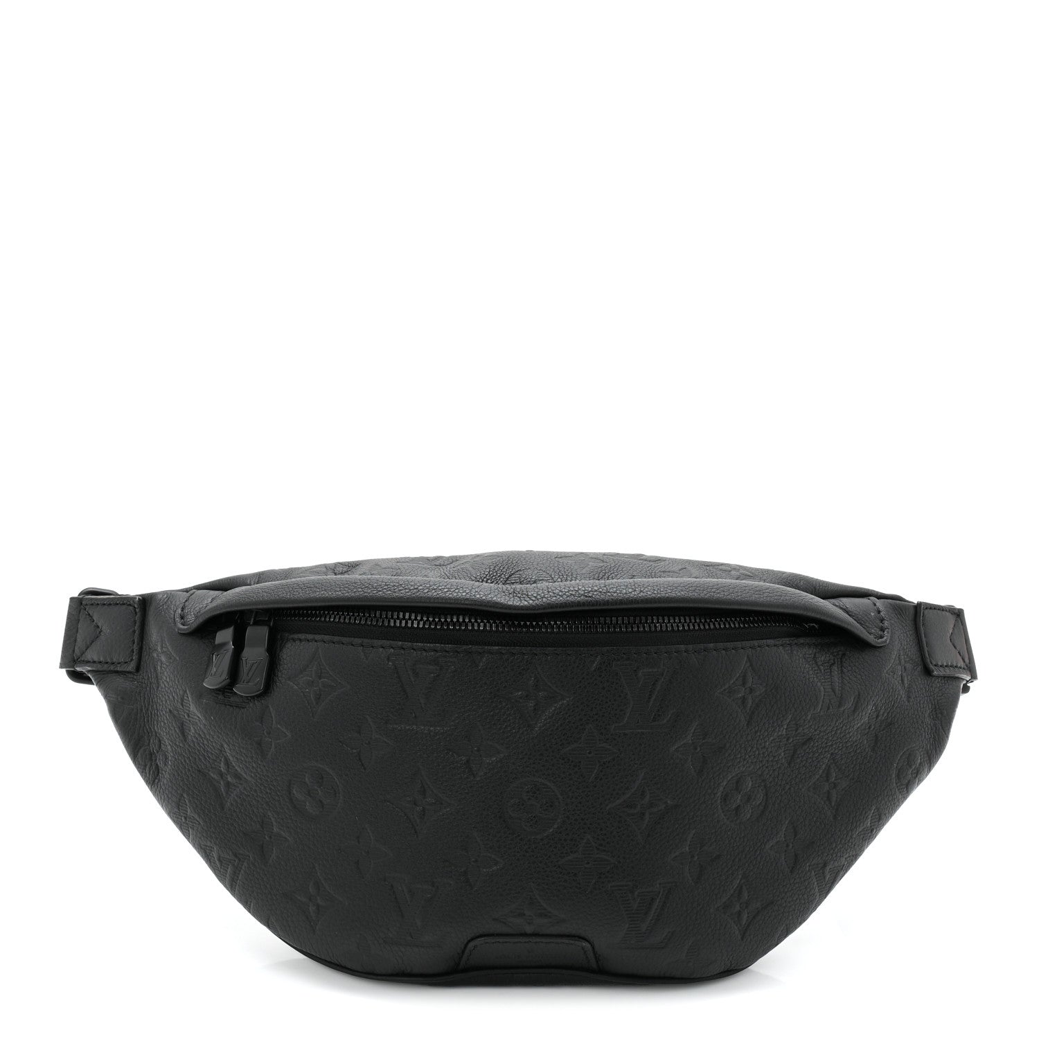 Louis Vuitton Calfskin Monogram Shadow Discovery Bumbag Black 1 of 10