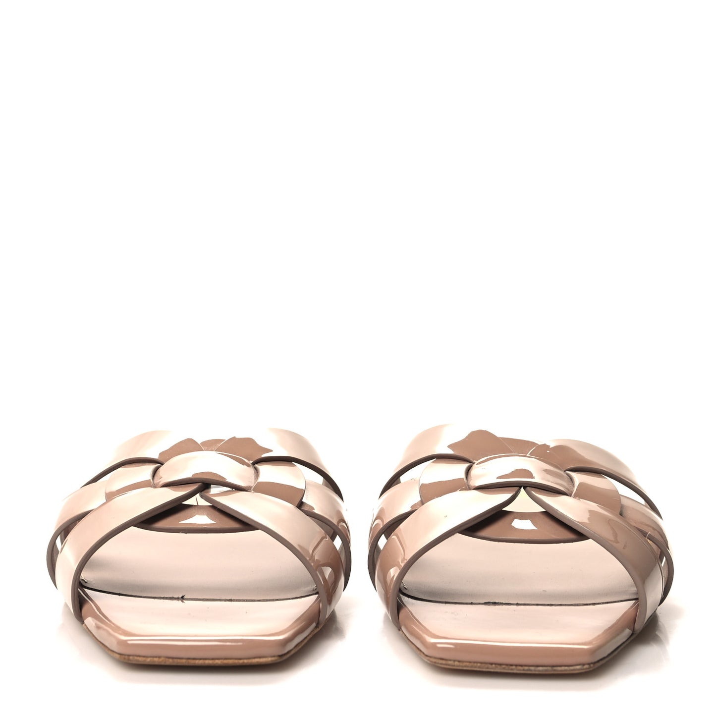 Patent Tribute 05 Slide Sandals 37.5 Nude