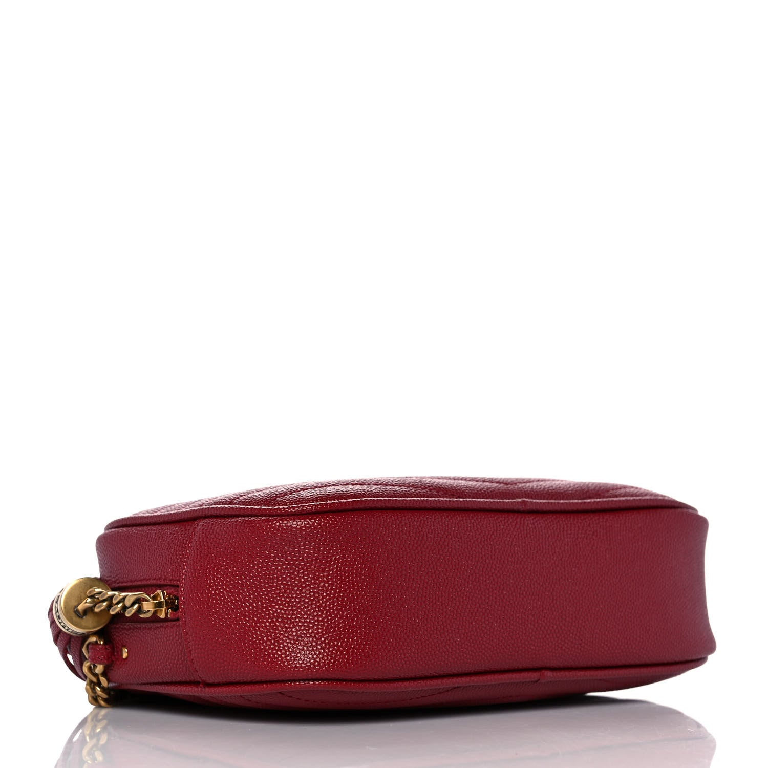 Saint Laurent Grain De Poudre Matelasse Monogram Mini Lou Camera Bag Opyum Red 4 of 10