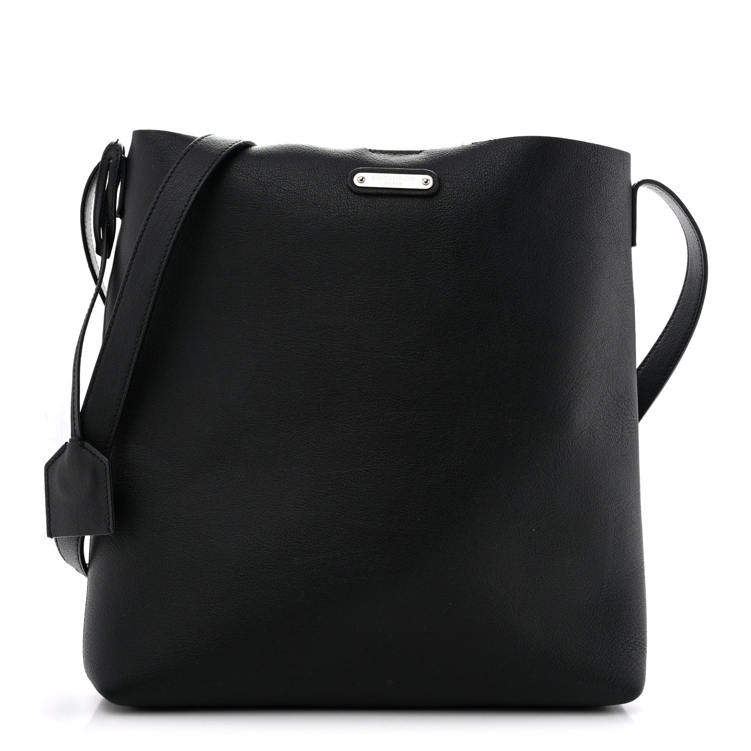 Saint Laurent Calfskin Bold Shopping Tote Black 1 of 15