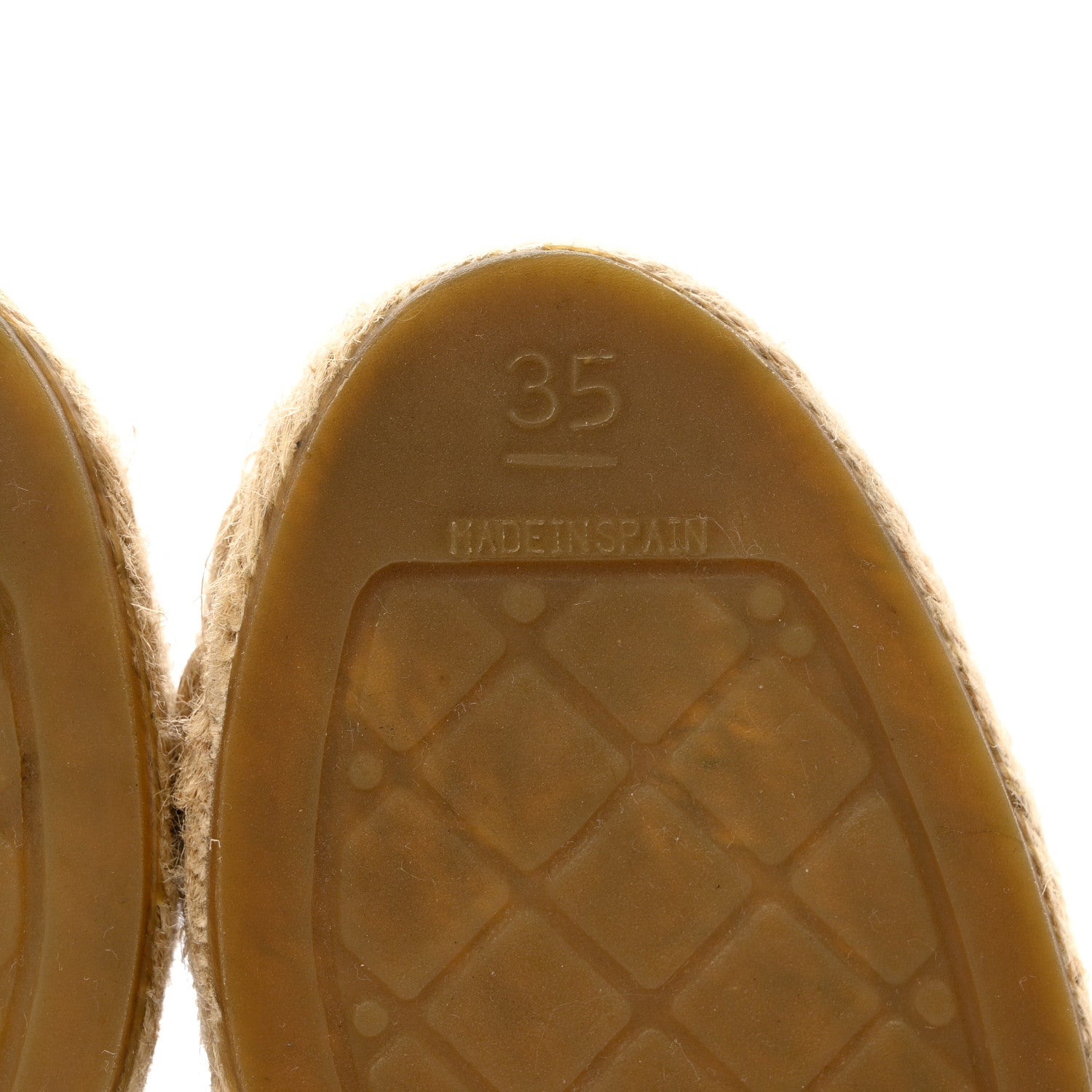 Chanel Lambskin CC Espadrilles 35 Black 6 of 10