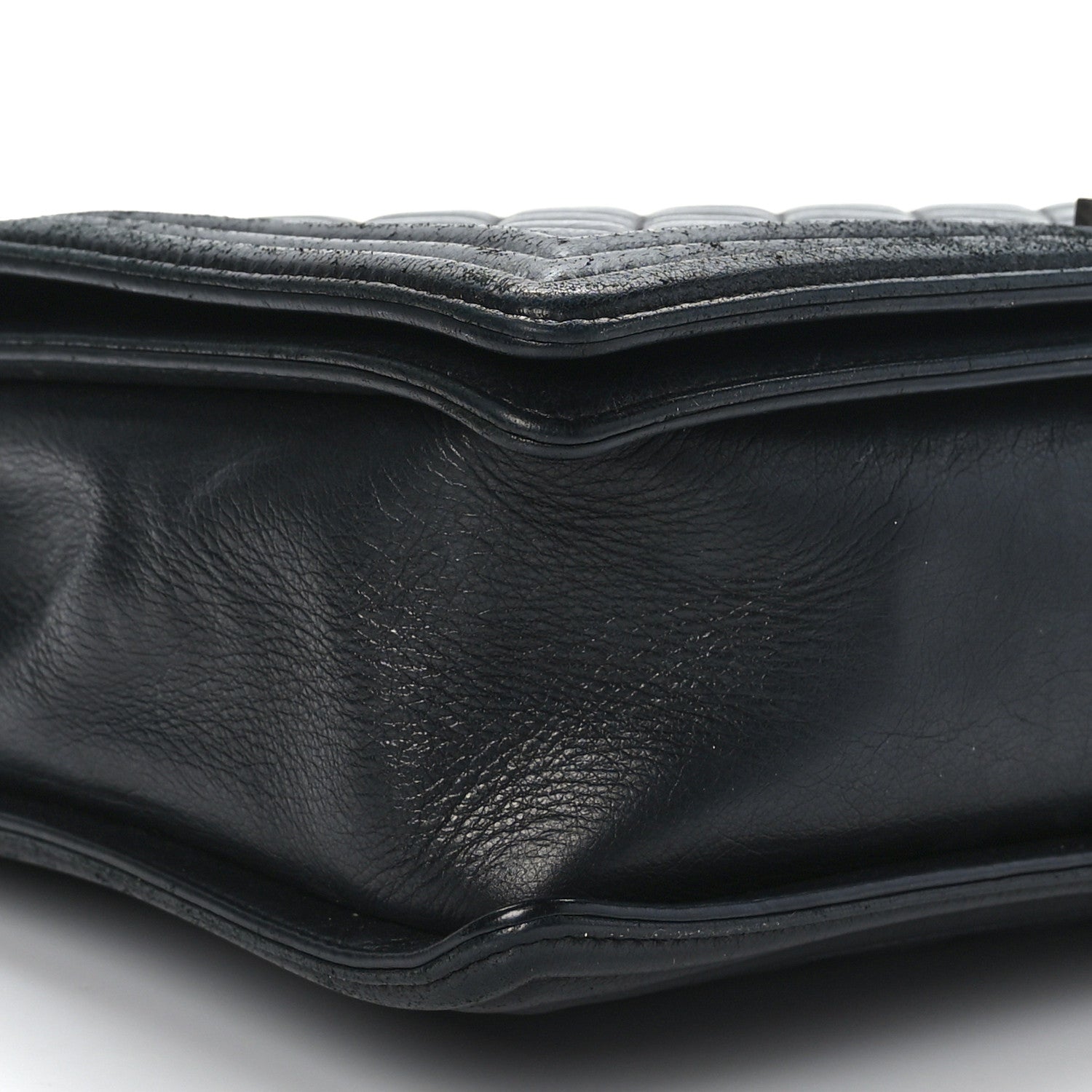 Chanel Lambskin Quilted Large Boy Flap Black 8 of 10