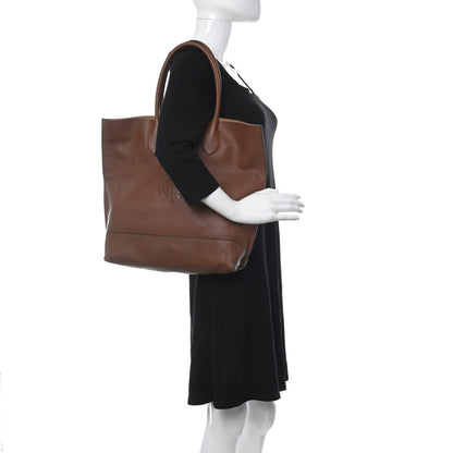 Mulberry Classic Grain Calfskin Blossom Tote Oak 2 of 11