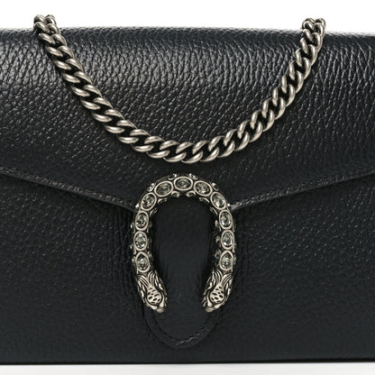 Gucci Calfskin Mini Dionysus Chain Wallet Black 8 of 10