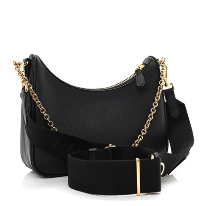 Prada Saffiano Lux Re-Edition 2005 Shoulder Bag Black 3 of 12