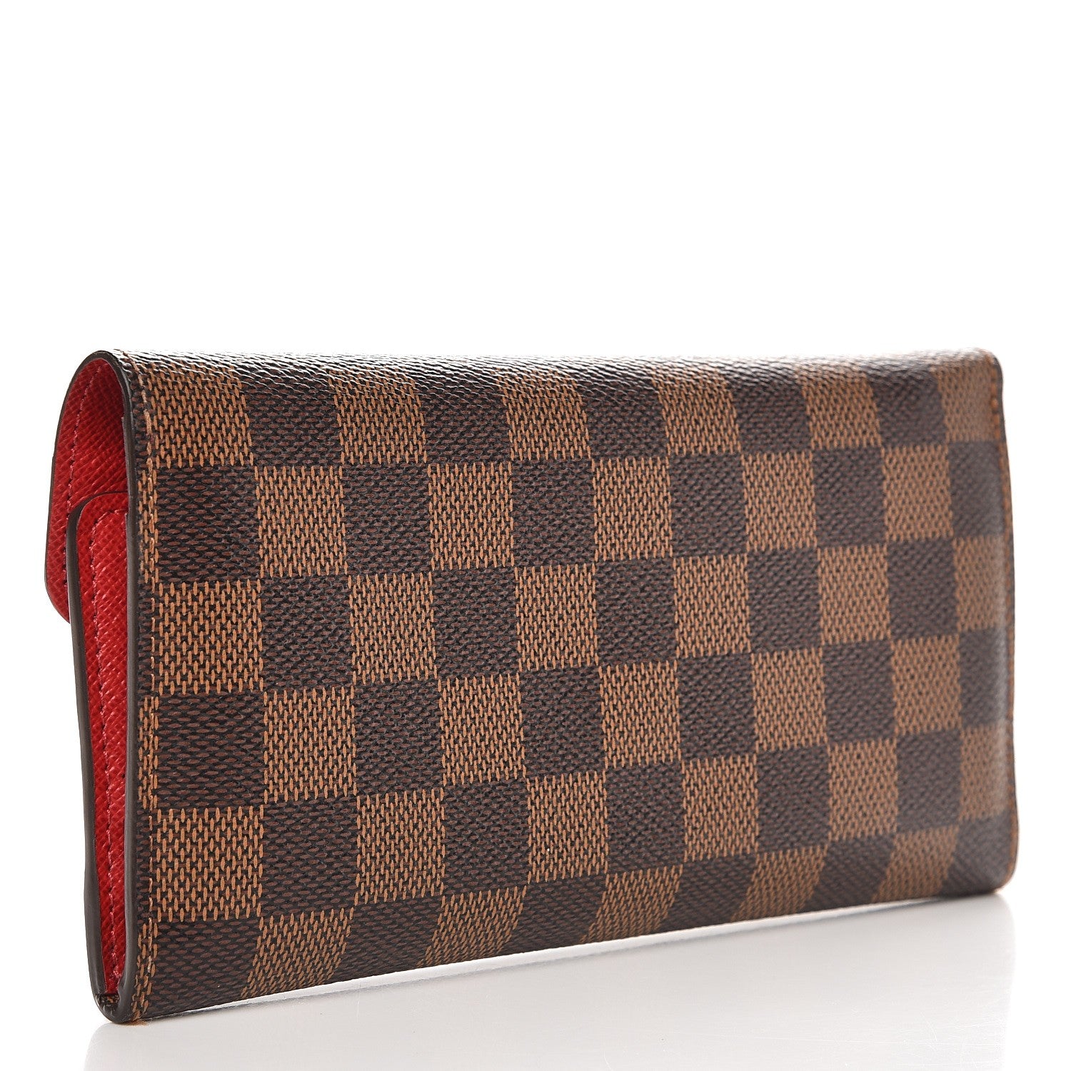 Louis Vuitton Damier Ebene Josephine Wallet Red 3 of 7