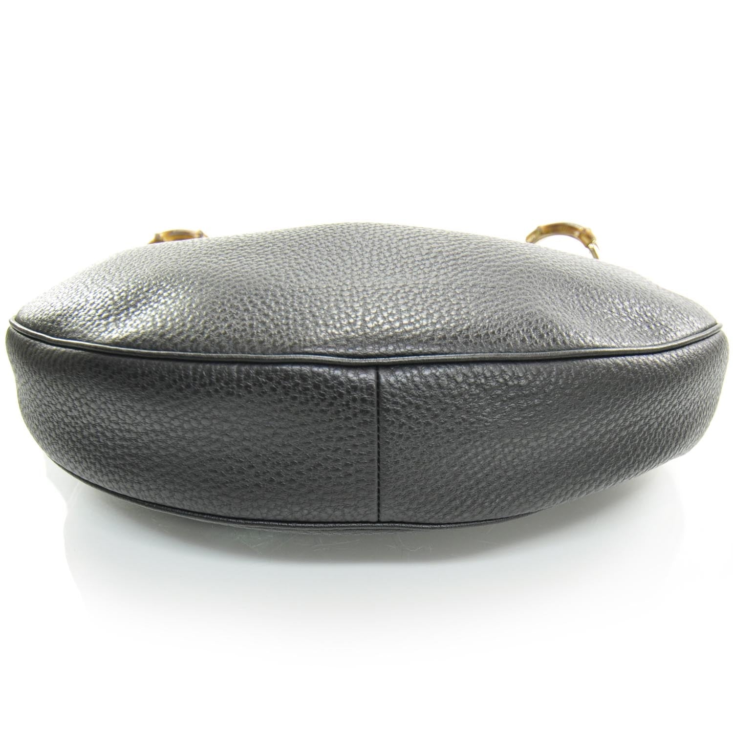 Gucci Leather Bamboo Ring Hobo Black 4 of 9