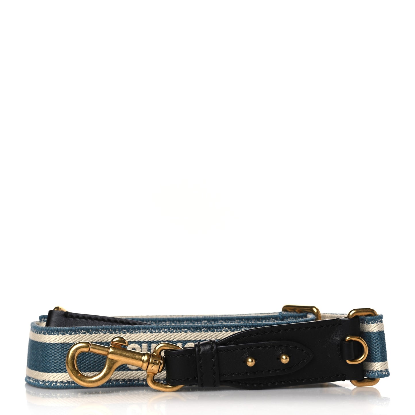 Canvas Embroidered Adjustable Shoulder Strap Deep Ocean