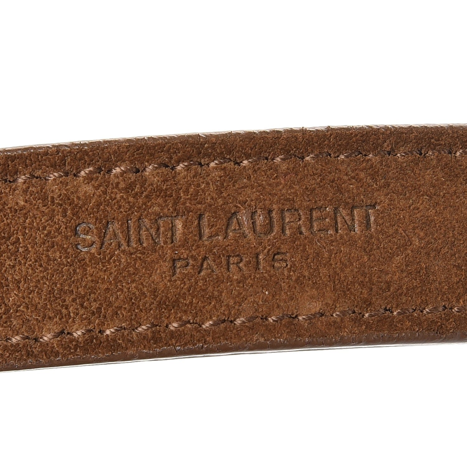 Saint Laurent Suede Fringe Baby Monogram Satchel Light Ocre 5 of 11