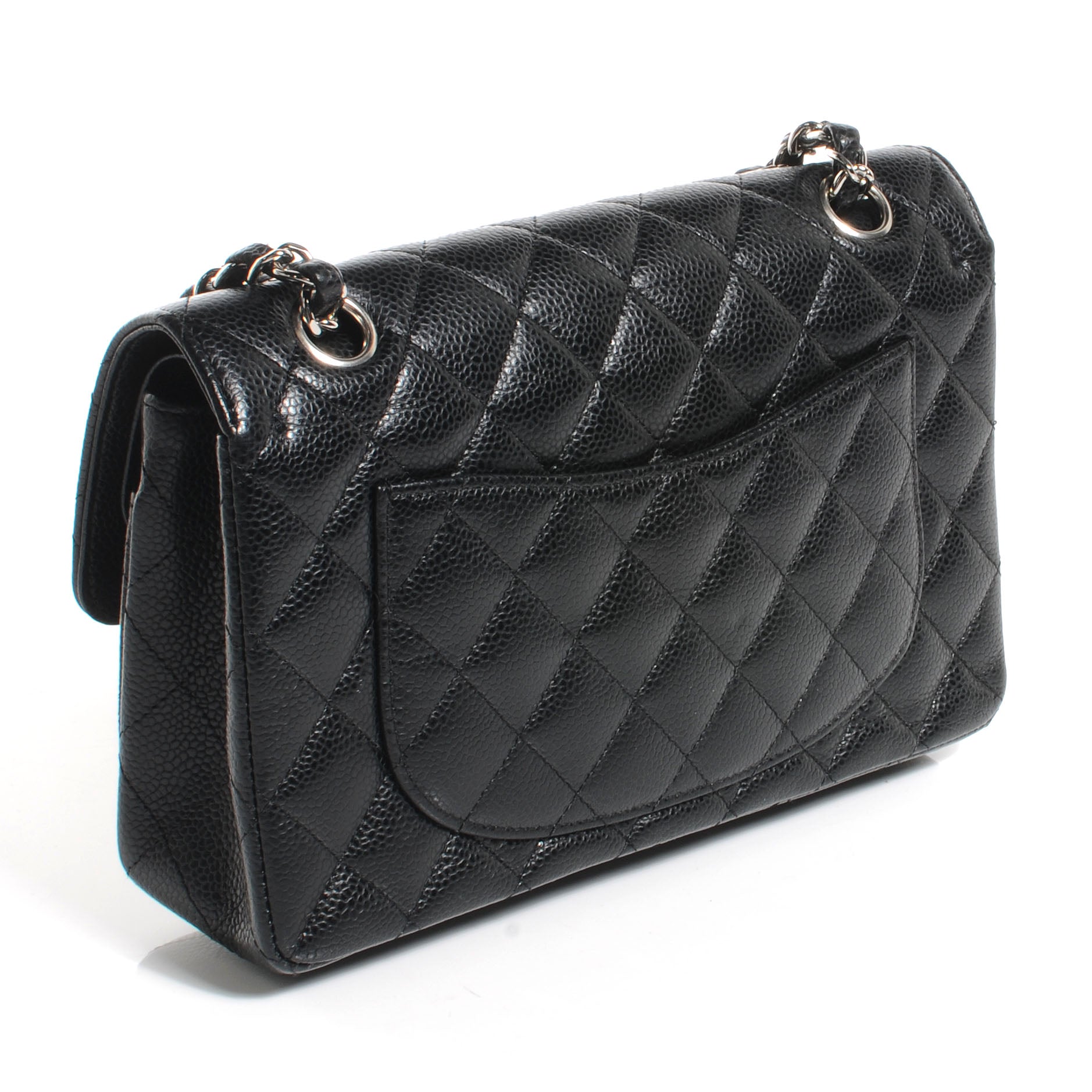 Chanel Caviar Quilted Small Double Flap Black 3 of 7