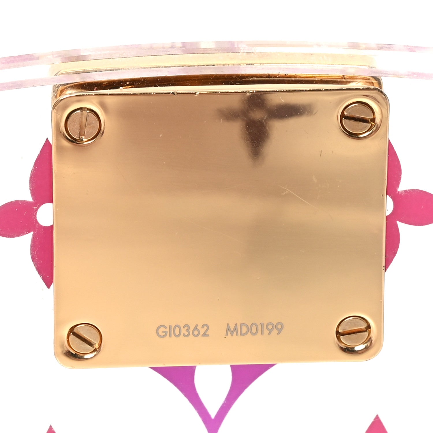 Louis Vuitton Transparent Plexiglass Box Scott Rose Ballerine 6 of 6