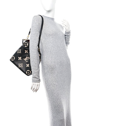 Louis Vuitton Empreinte Monogram Giant Neonoe MM Black Beige 2 of 11