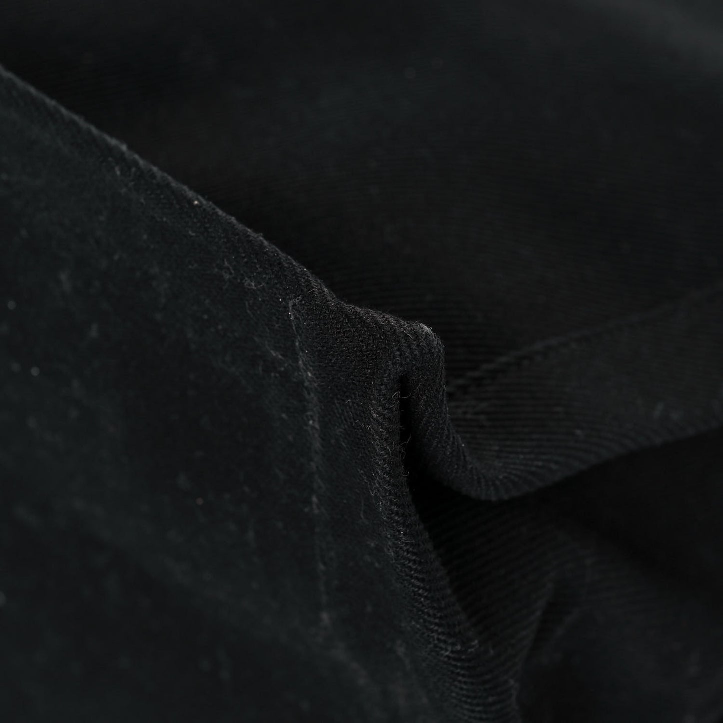 Linen Calfskin Rive Gauche Tote Black