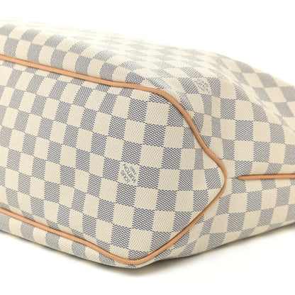 Louis Vuitton Damier Azur Delightful MM Pink 9 of 13