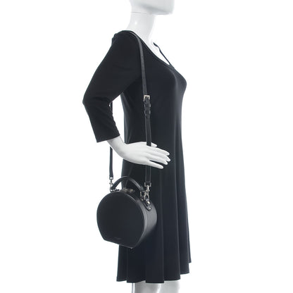 Saint Laurent Calfskin Small Mica Hat Box Black 2 of 8