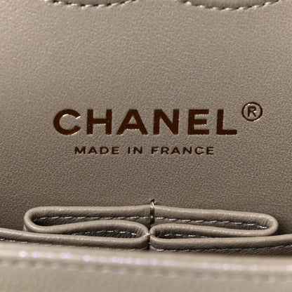 Chanel Iridescent Caviar Quilted Medium Double Flap Dark Beige 5 of 10