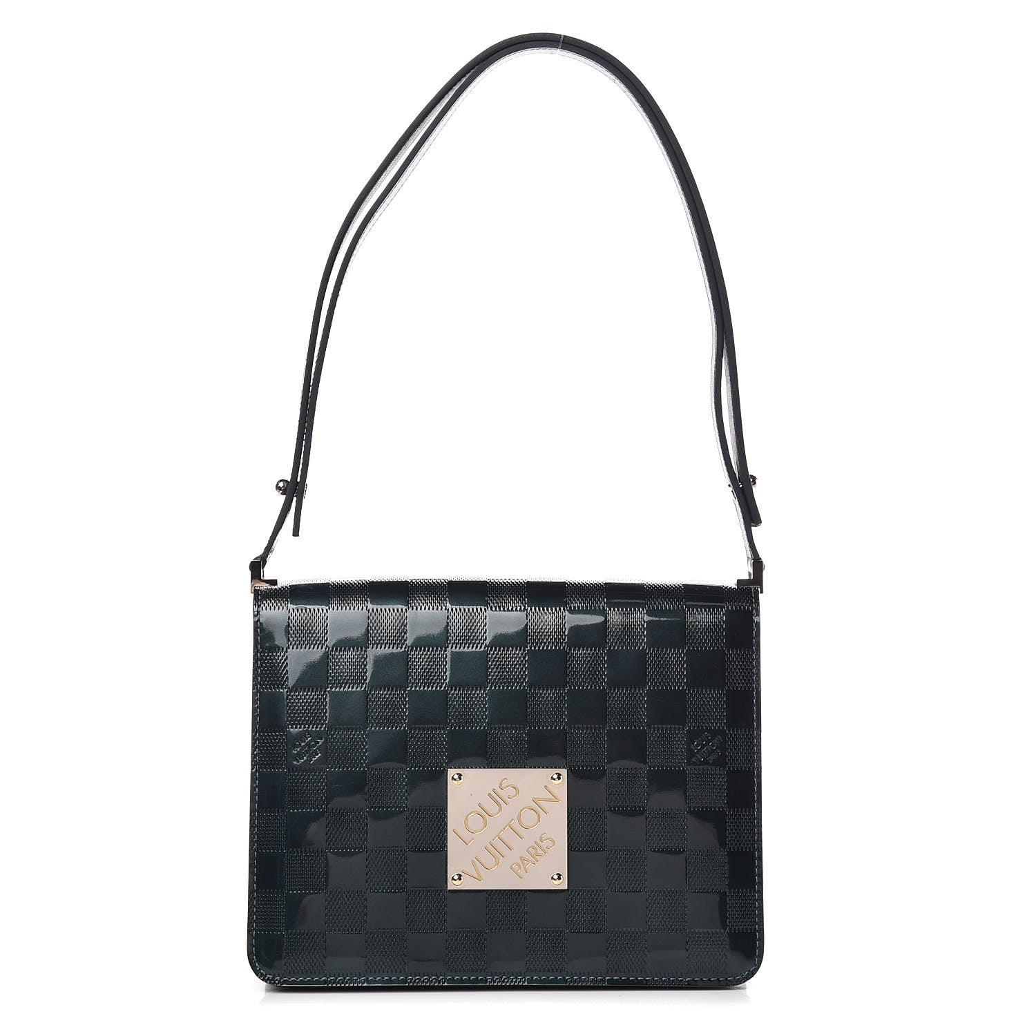 Louis Vuitton Damier Vernis Cabaret Bag Blue 1 of 10