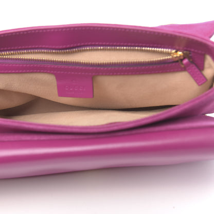 Gucci Suede Azalea Calfskin Small Marina Chain Shoulder Bag Fucsia 5 of 10