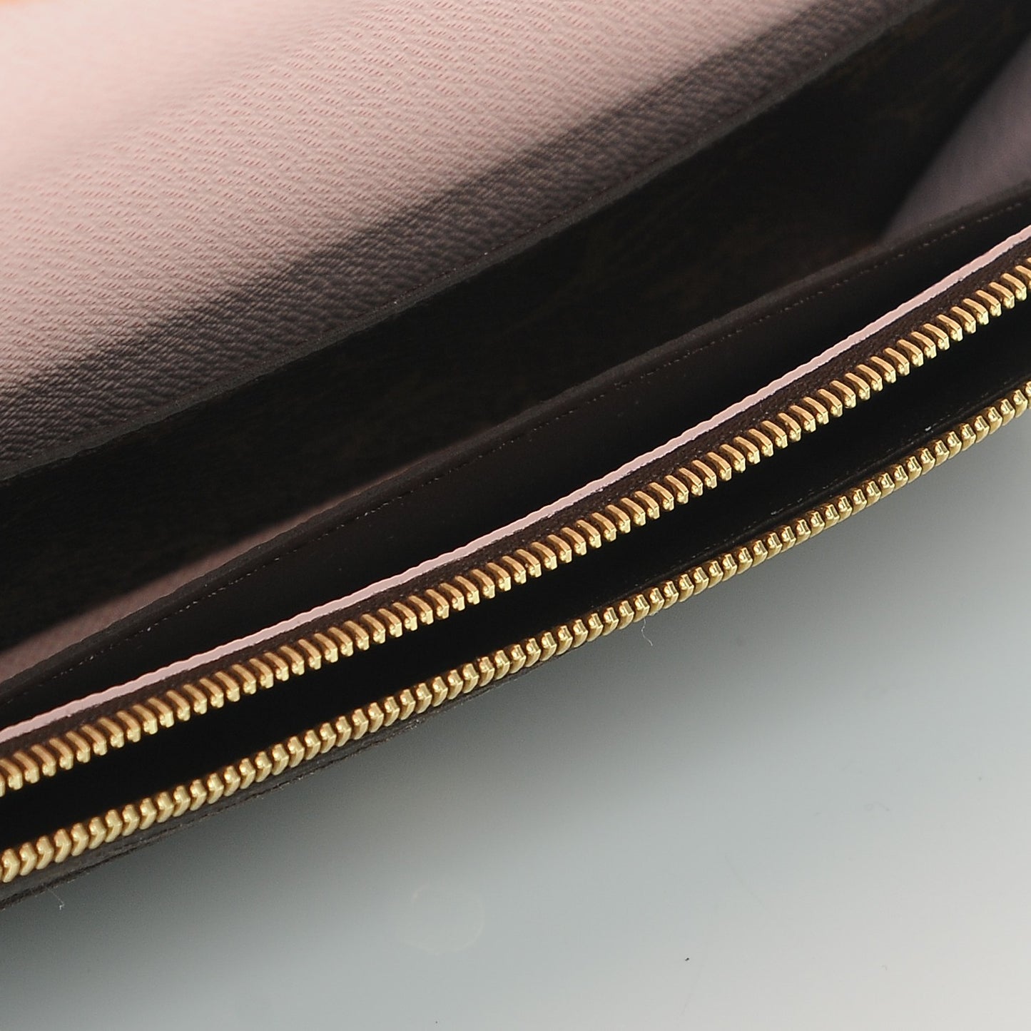 Monogram Emilie Wallet Rose Ballerine