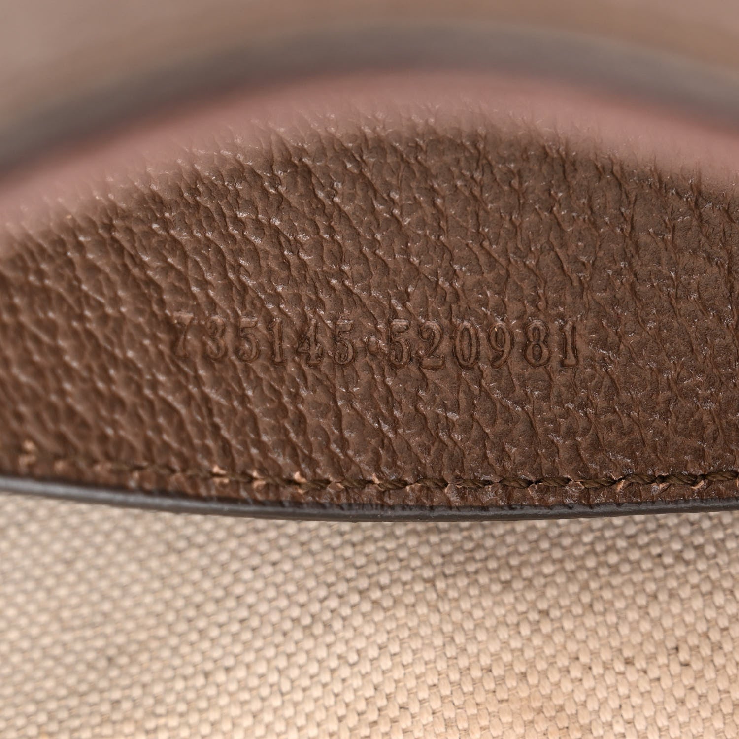 Gucci GG Supreme Monogram Textured Dollar Calfskin Small Ophidia Hobo Beige Ebony New Acero 7 of 11