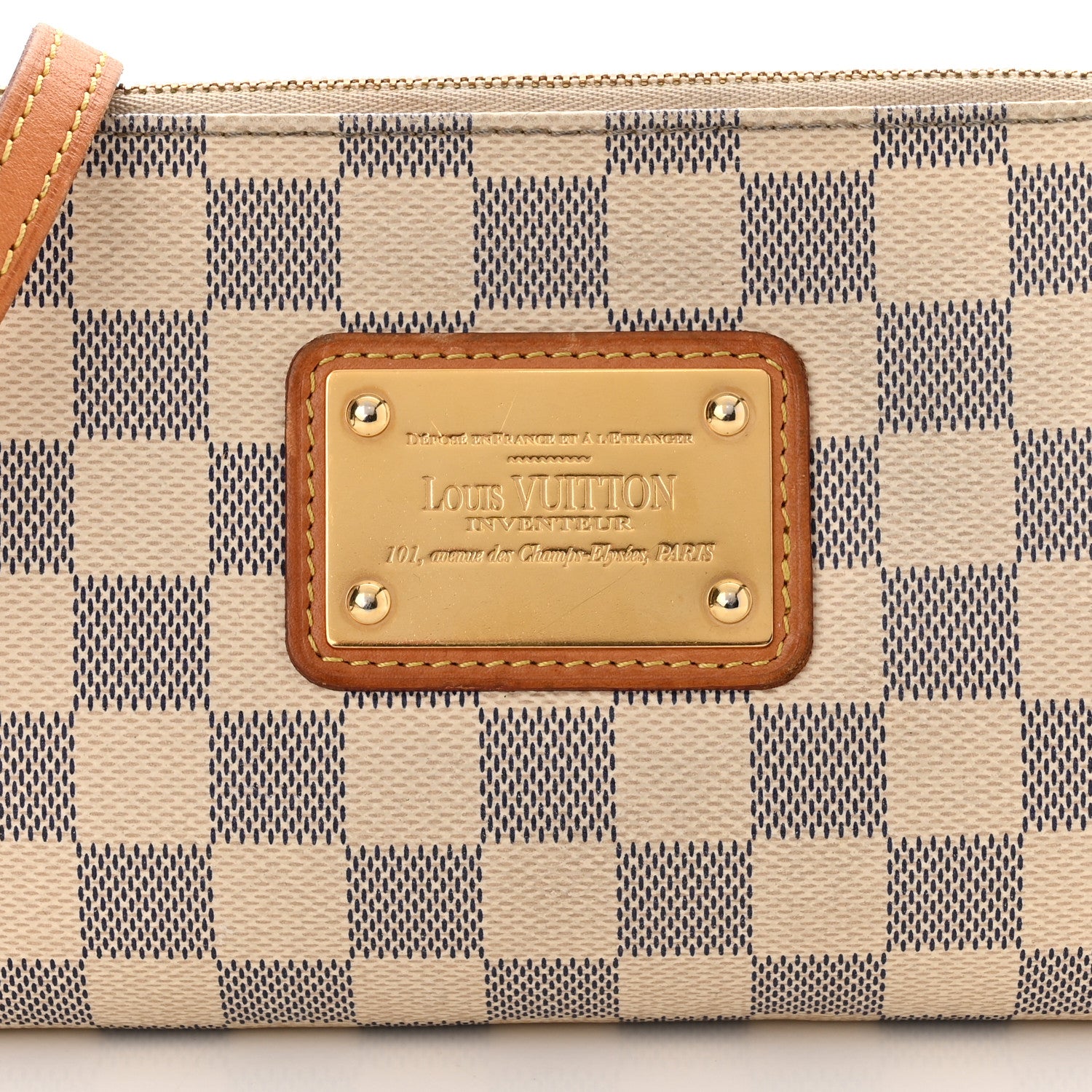 Louis Vuitton Damier Azur Eva Clutch 8 of 11