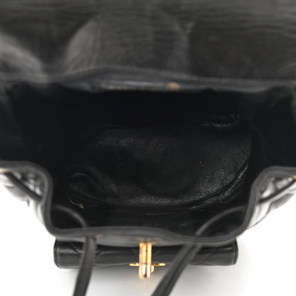 Chanel Lambskin Quilted Backpack Black 4 of 11