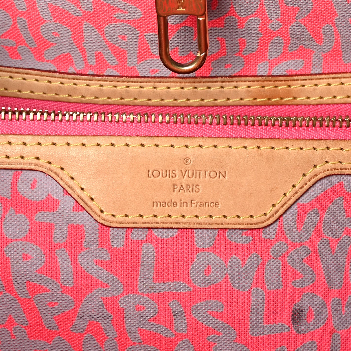 Monogram Graffiti Neverfull GM Fuchsia