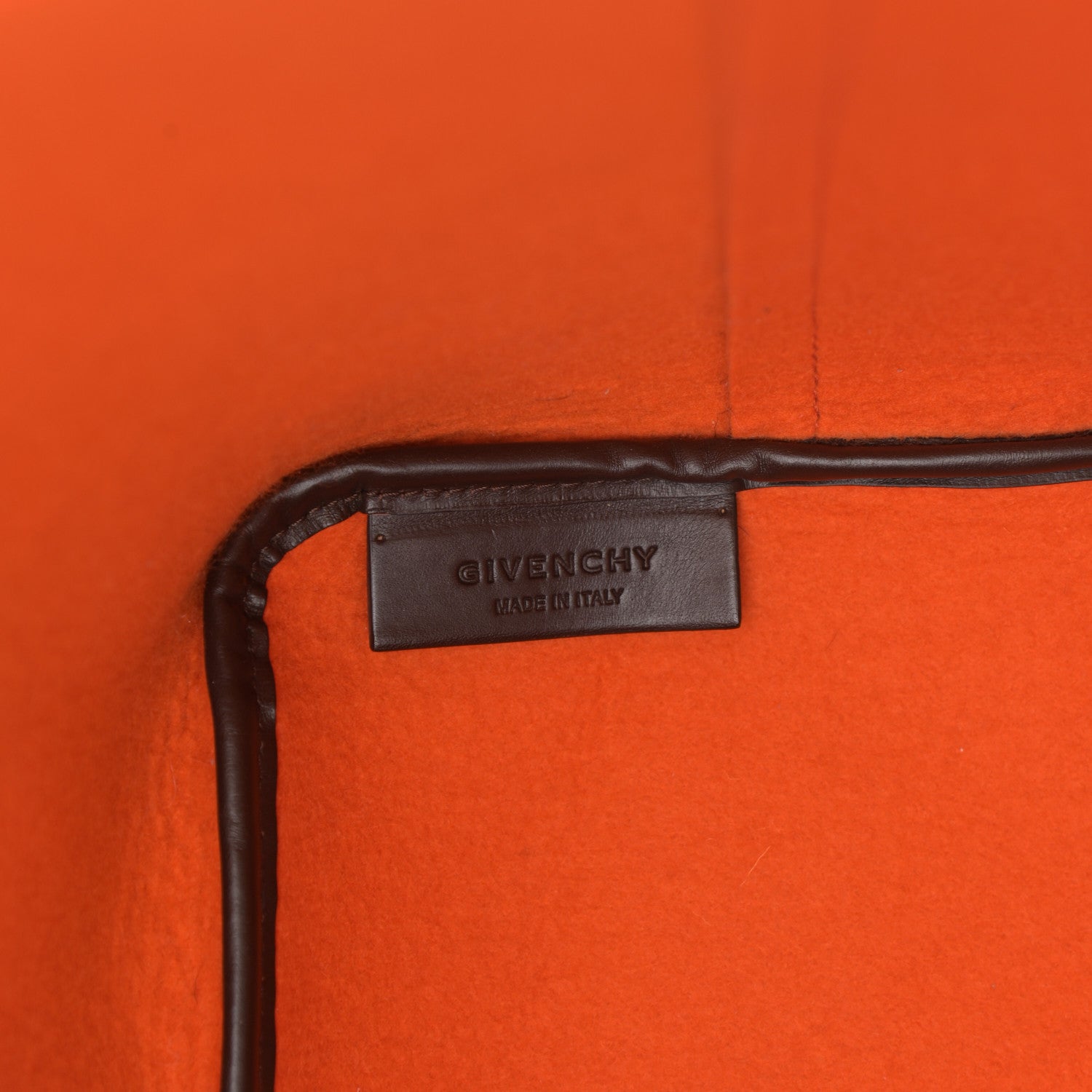 Givenchy Wool Large Antigona Tote Orange 7 of 11