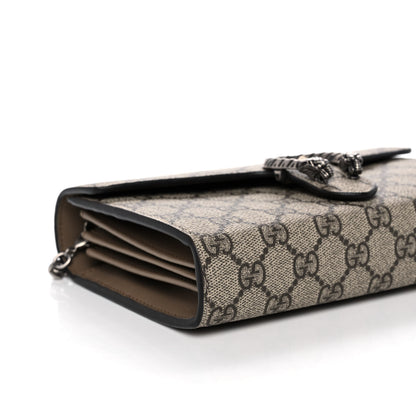 Gucci GG Supreme Monogram Mini Dionysus Chain Wallet Beige Taupe 5 of 11