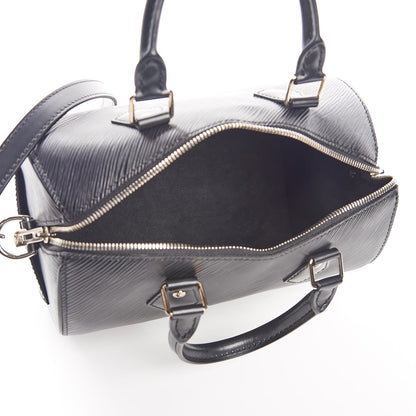 Louis Vuitton Epi Speedy Bandouliere 25 Black 6 of 8